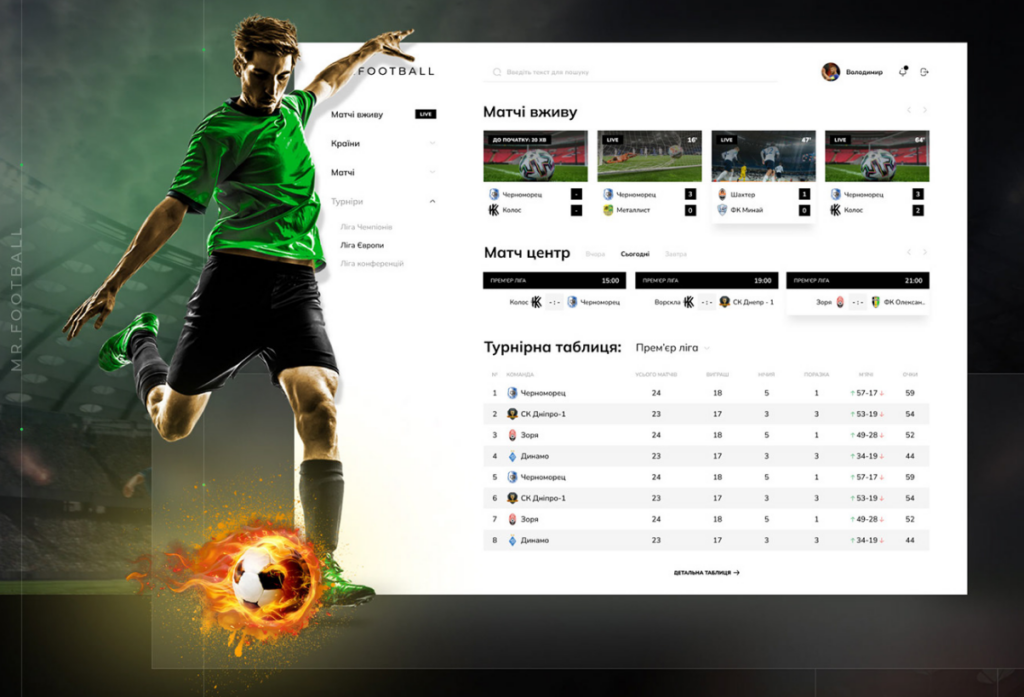 Football Club Management & Player Hub webrex solution