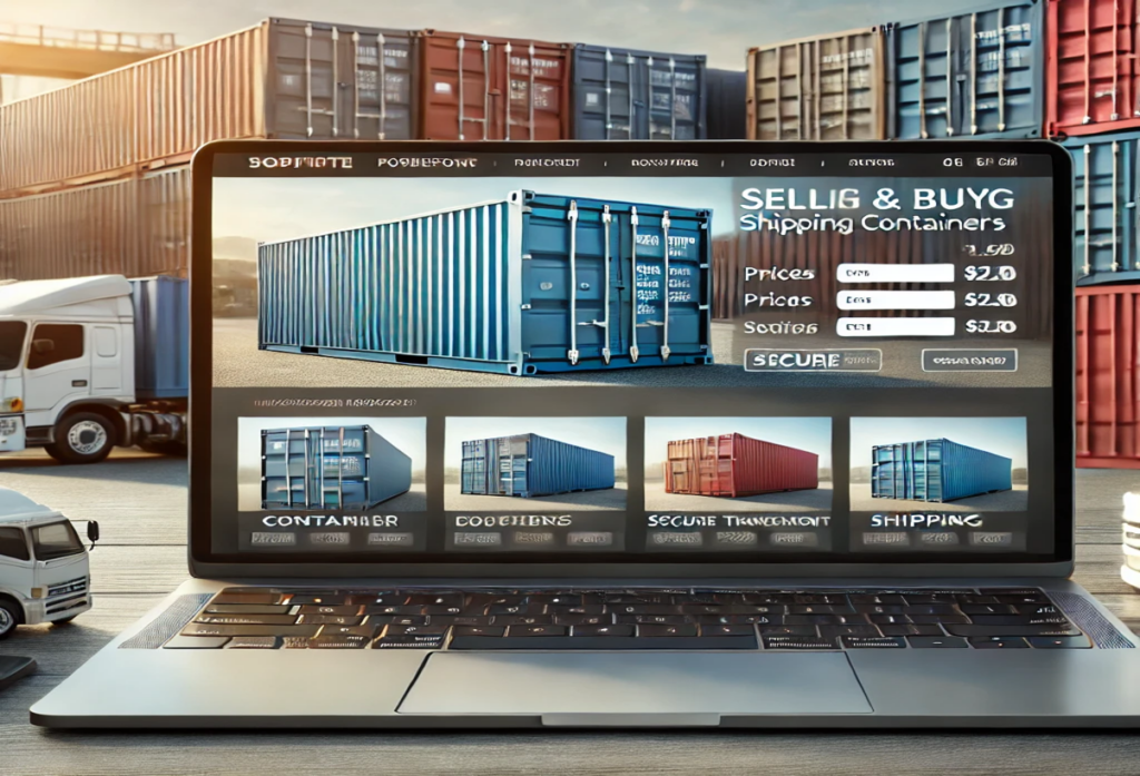 Container Sales and Rental Platform with Automated Checkout by webrex solutions